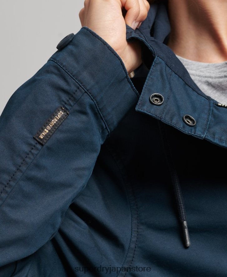 フィールドパーカーコート 女性 Superdry 衣類 海軍 2J62PZ3545