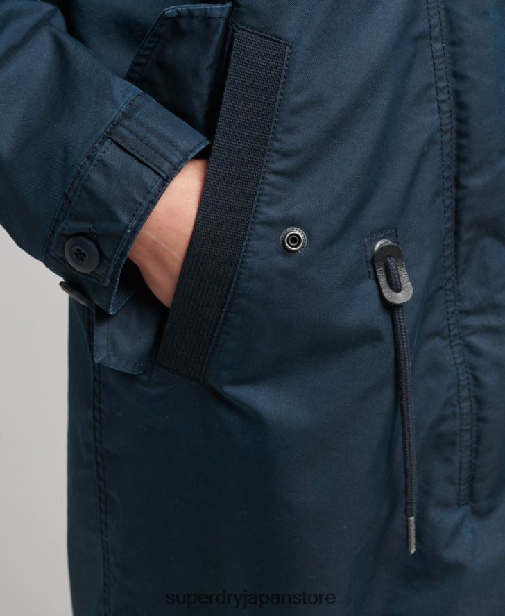 フィールドパーカーコート 女性 Superdry 衣類 海軍 2J62PZ3545