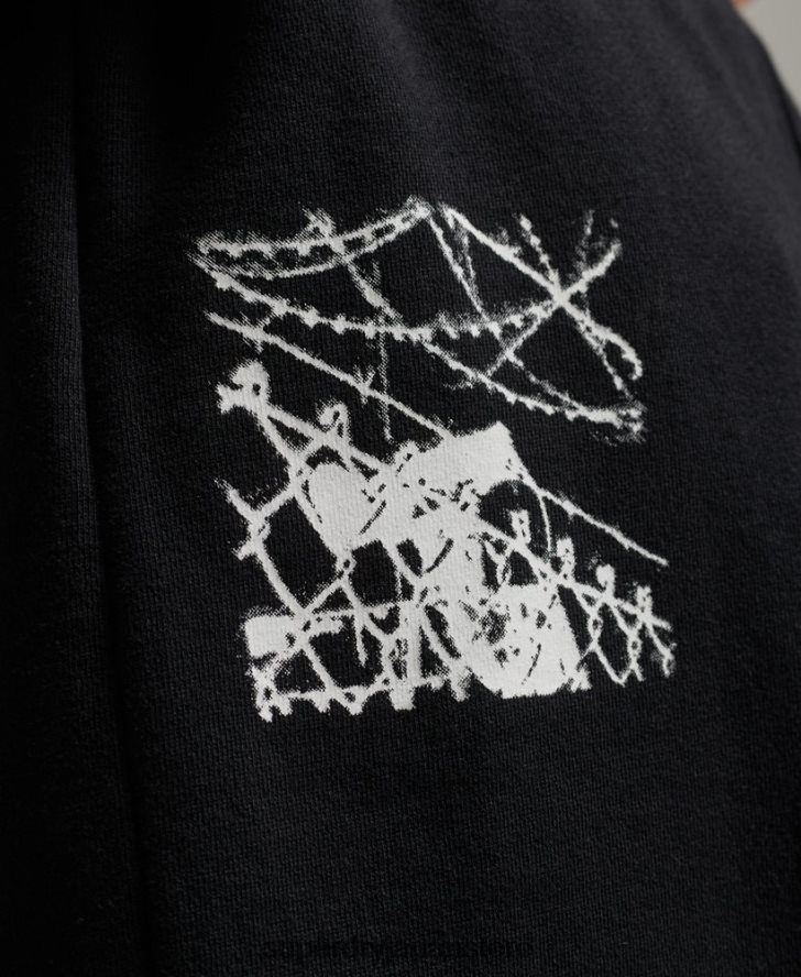 × サープラスジャージーショーツ 男性 Superdry 衣類 黒 2J62PZ354