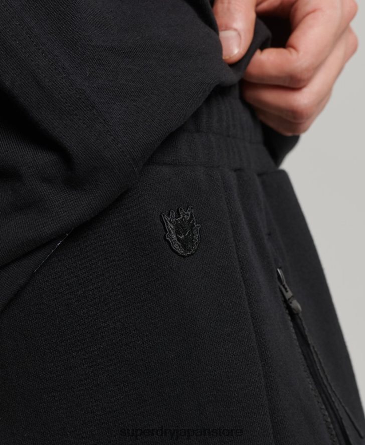 × サープラスジャージーショーツ 男性 Superdry 衣類 黒 2J62PZ354