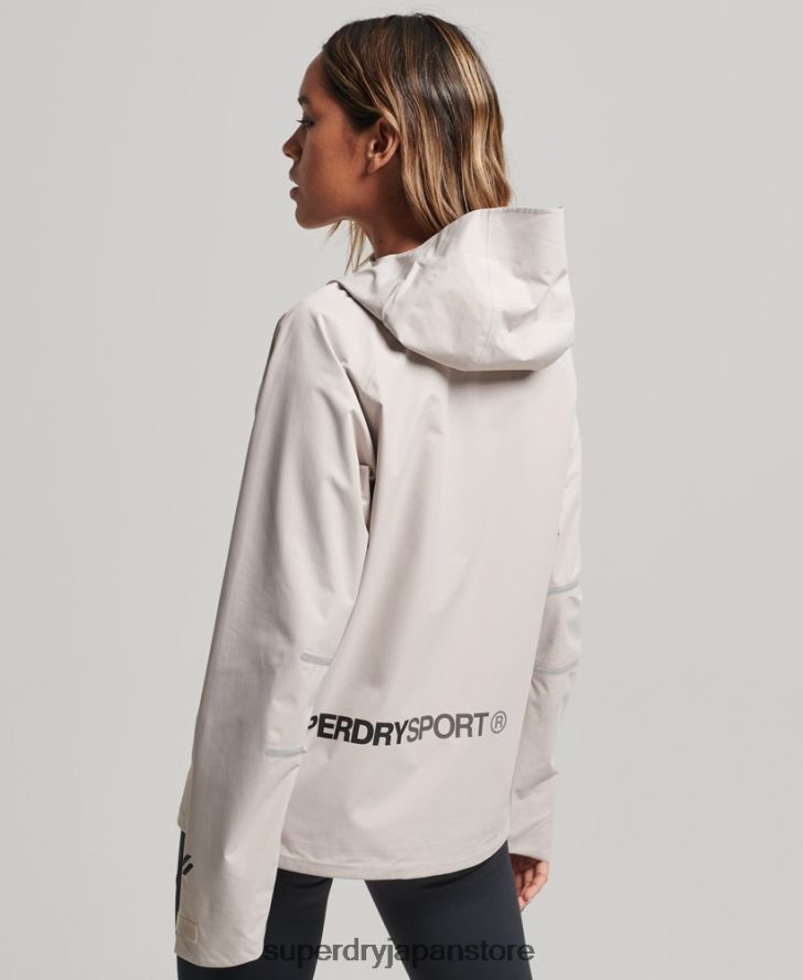 防水ジャケット 女性 Superdry 衣類 ベージュ 2J62PZ3555