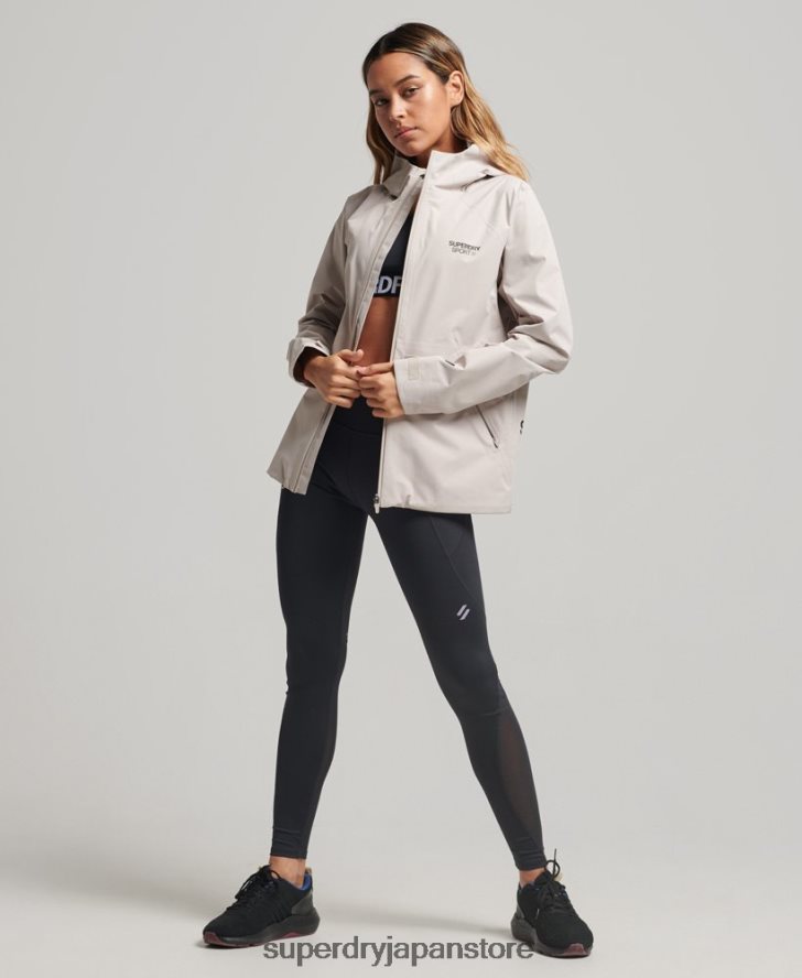防水ジャケット 女性 Superdry 衣類 ベージュ 2J62PZ3555