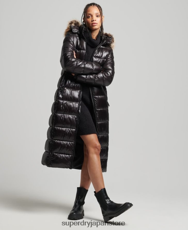マウンテンフジシャイン延縄ジャケット 女性 Superdry 衣類 黒 2J62PZ3562