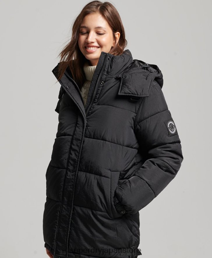エクスペディション コクーン パデッドコート 女性 Superdry 衣類 黒 2J62PZ3597