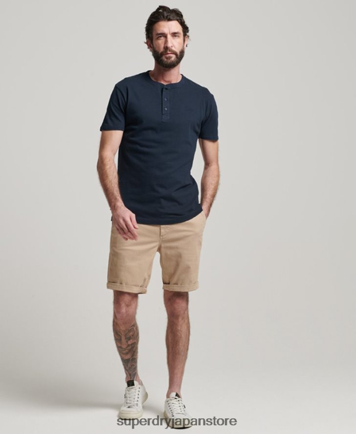 オフィサーチノショーツ 男性 Superdry 衣類 クリーム 2J62PZ35