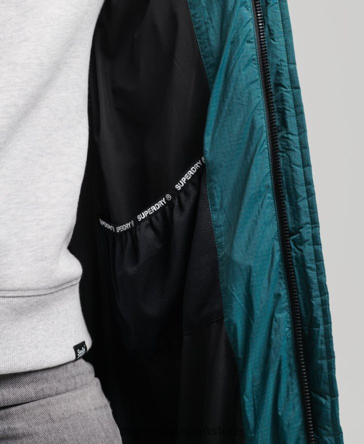 リップストップ延縄パファージャケット 女性 Superdry 衣類 緑 2J62PZ3603