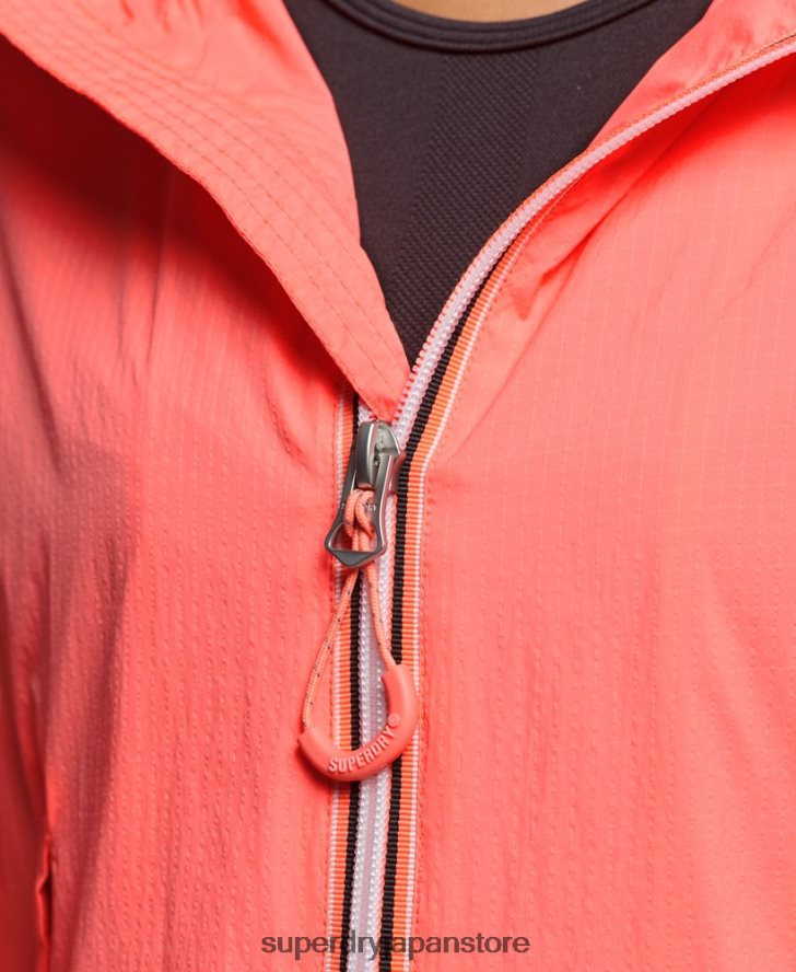コードスタンダードロゴライトウェイトジャケット 女性 Superdry 衣類 コーラル 2J62PZ3611