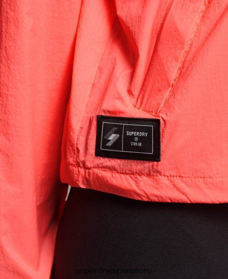コードスタンダードロゴライトウェイトジャケット 女性 Superdry 衣類 コーラル 2J62PZ3611