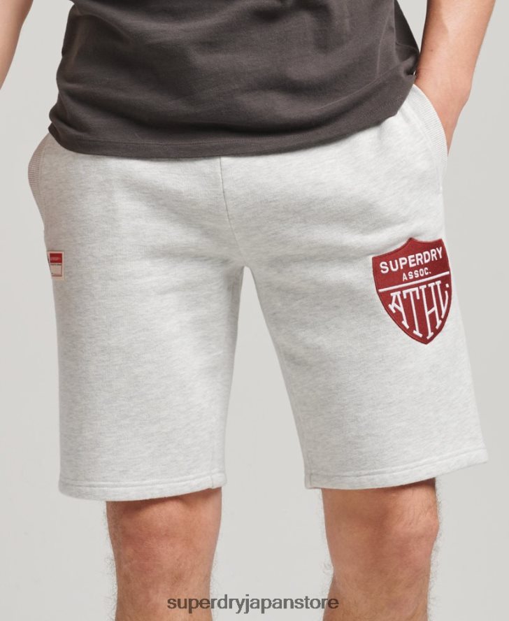 ヴィンテージアスレチックショーツ 男性 Superdry 衣類 ライトグレー 2J62PZ362