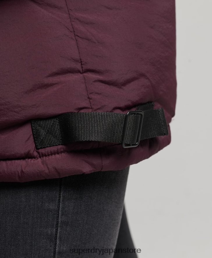エクスペディション コクーン パデッドコート 女性 Superdry 衣類 赤 2J62PZ3624