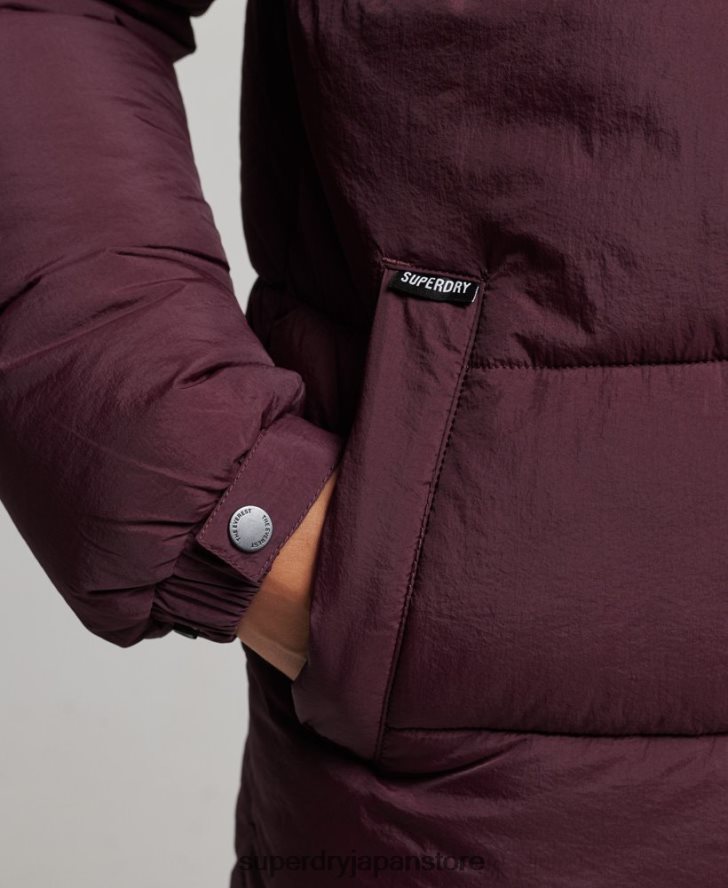 エクスペディション コクーン パデッドコート 女性 Superdry 衣類 赤 2J62PZ3624