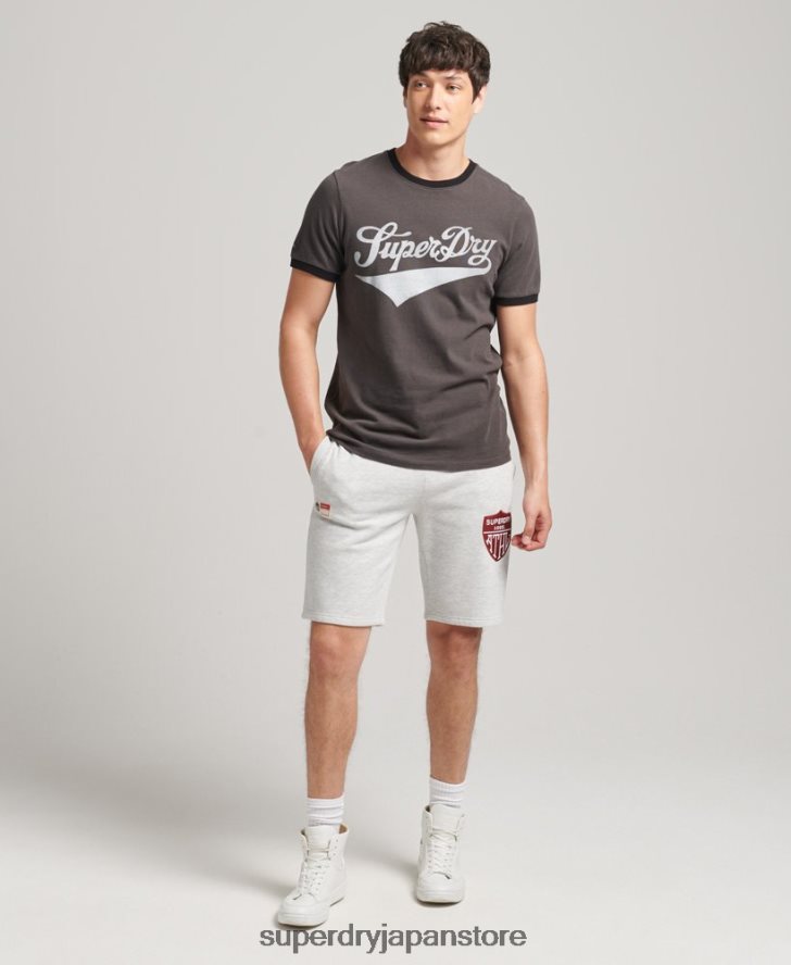 ヴィンテージアスレチックショーツ 男性 Superdry 衣類 ライトグレー 2J62PZ362