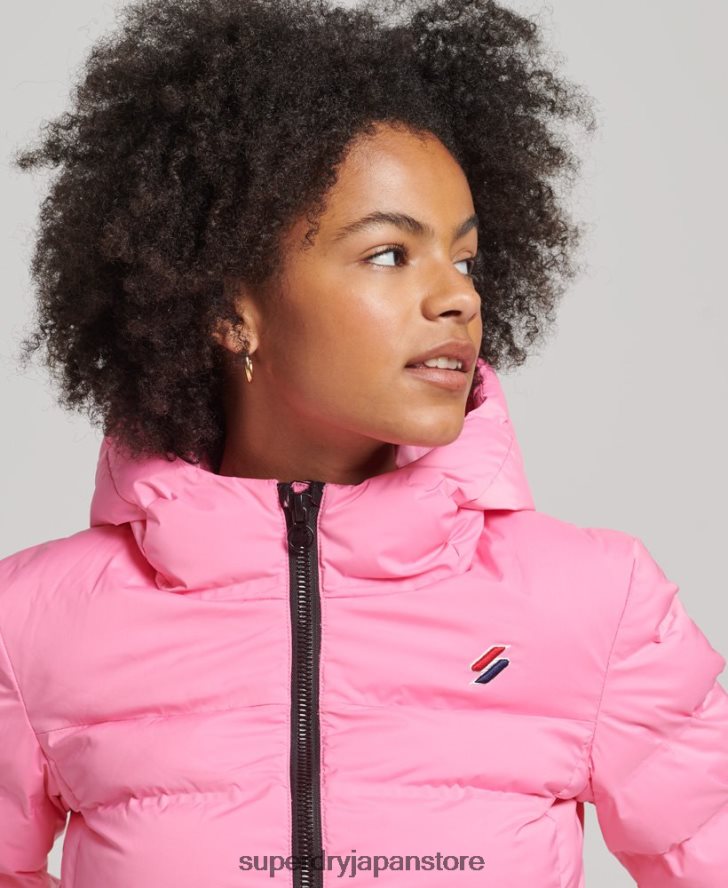ヒートシールパッド入りジャケット 女性 Superdry 衣類 ピンク 2J62PZ3631