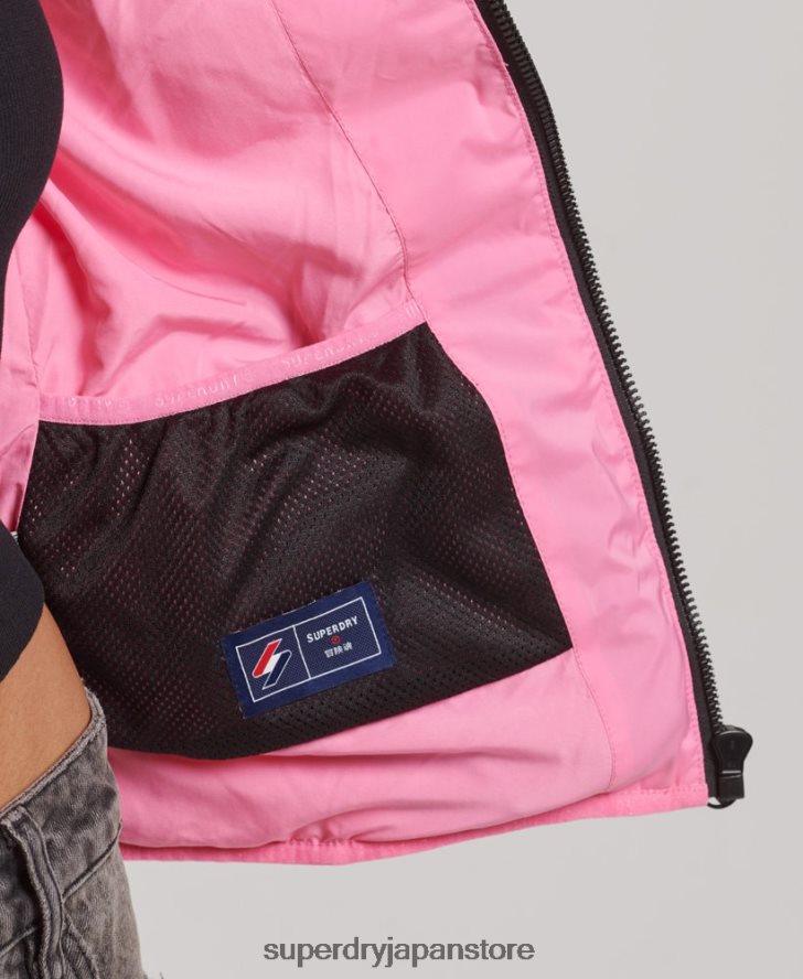 ヒートシールパッド入りジャケット 女性 Superdry 衣類 ピンク 2J62PZ3631