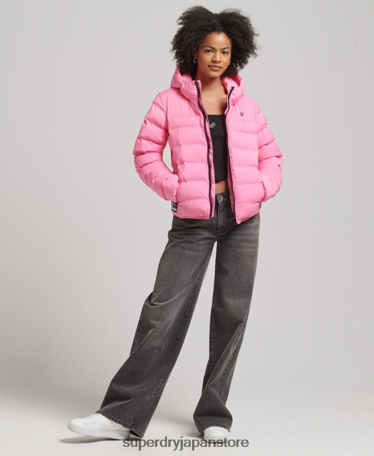 ヒートシールパッド入りジャケット 女性 Superdry 衣類 ピンク 2J62PZ3631