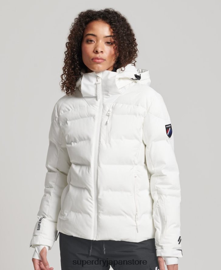 モーションプロパファージャケット 女性 Superdry 衣類 白 2J62PZ3638