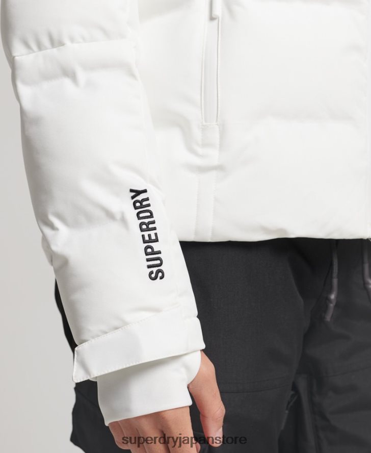 モーションプロパファージャケット 女性 Superdry 衣類 白 2J62PZ3638