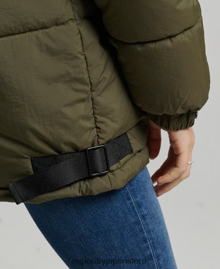 エクスペディション コクーン パデッドコート 女性 Superdry 衣類 カーキ 2J62PZ3644