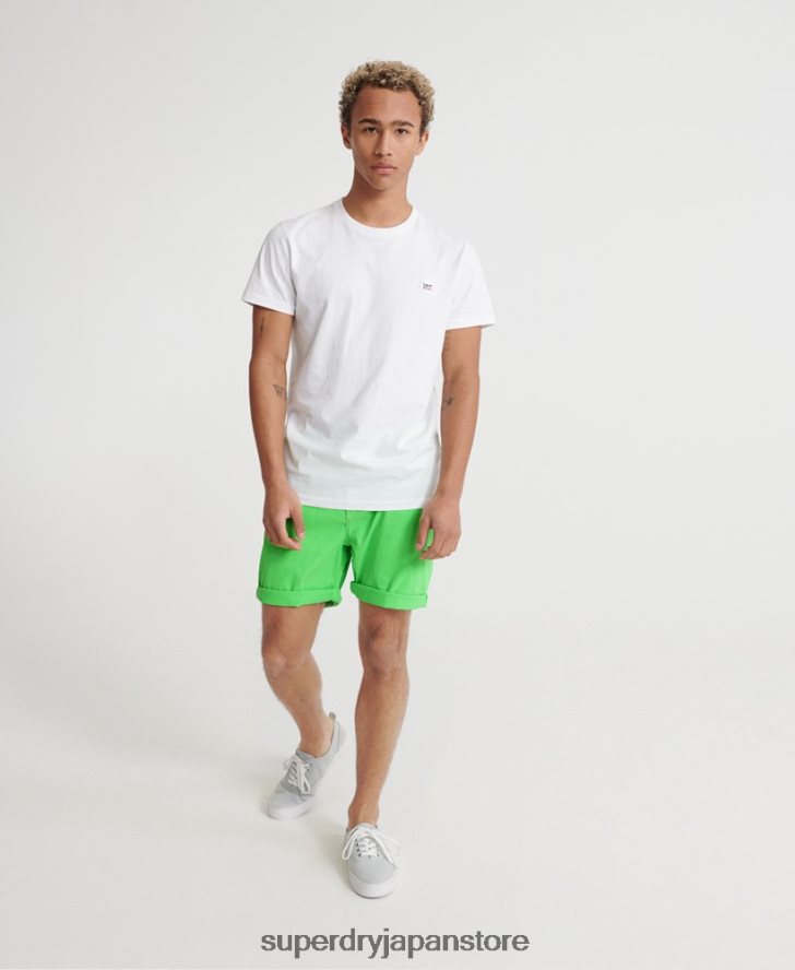 日焼けしたチノショーツ 男性 Superdry 衣類 緑 2J62PZ364