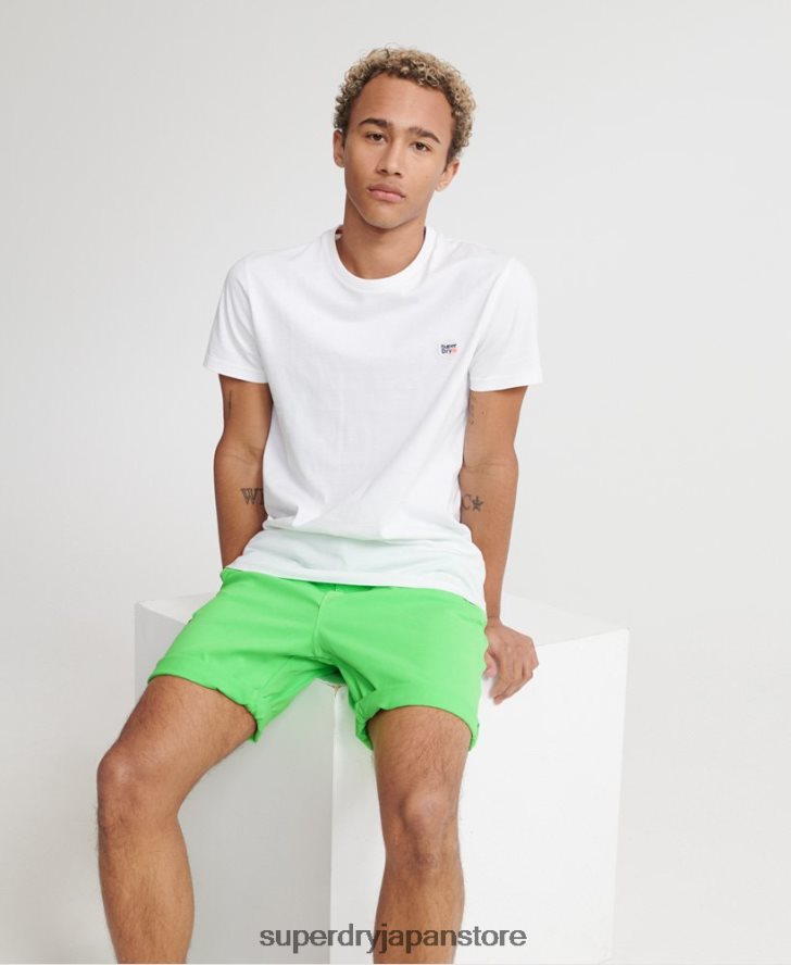 日焼けしたチノショーツ 男性 Superdry 衣類 緑 2J62PZ364