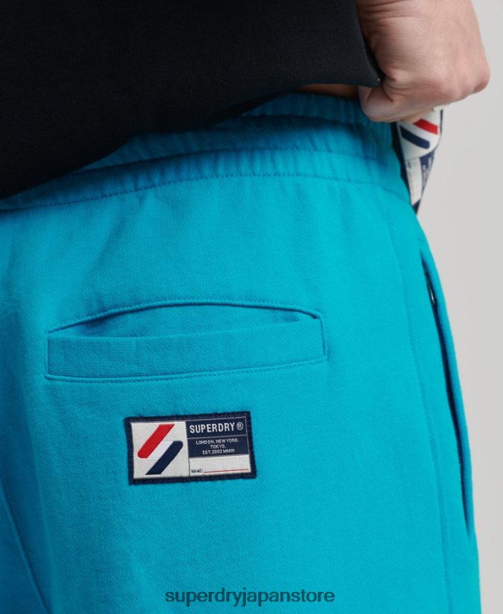 エッセンシャルスウェットパンツ 男性 Superdry 衣類 青 2J62PZ365