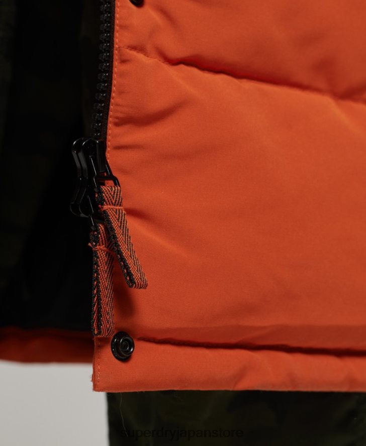 エベレスト延縄用フグコート 女性 Superdry 衣類 オレンジ 2J62PZ3673