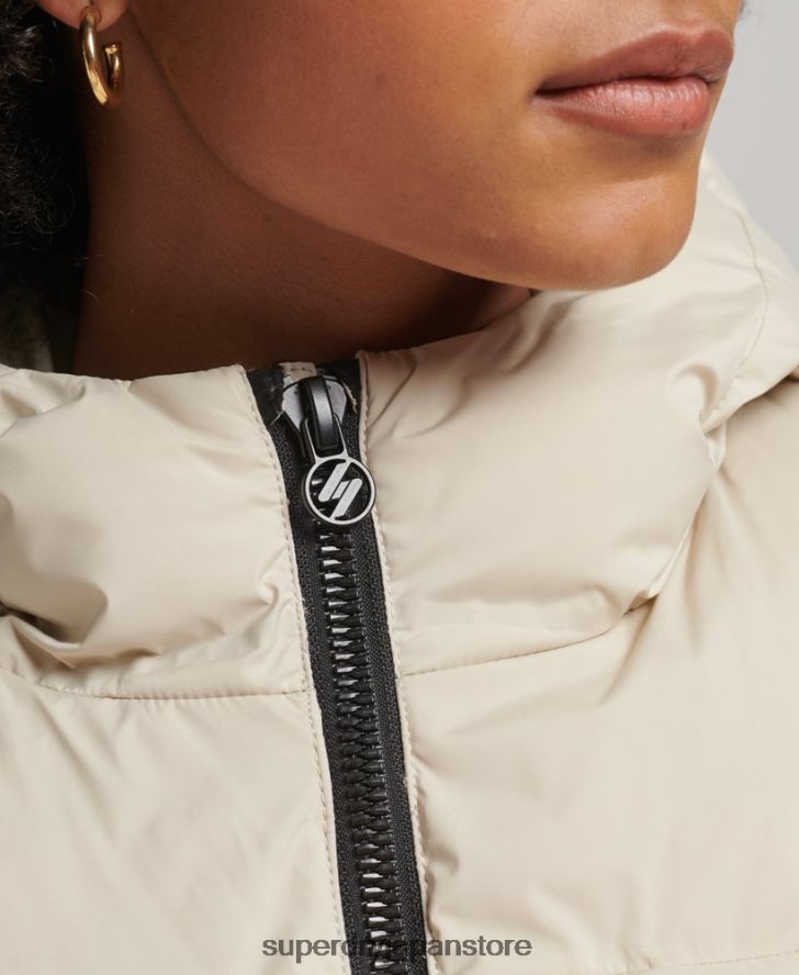 ヒートシールパッド入りジャケット 女性 Superdry 衣類 ベージュ 2J62PZ3679