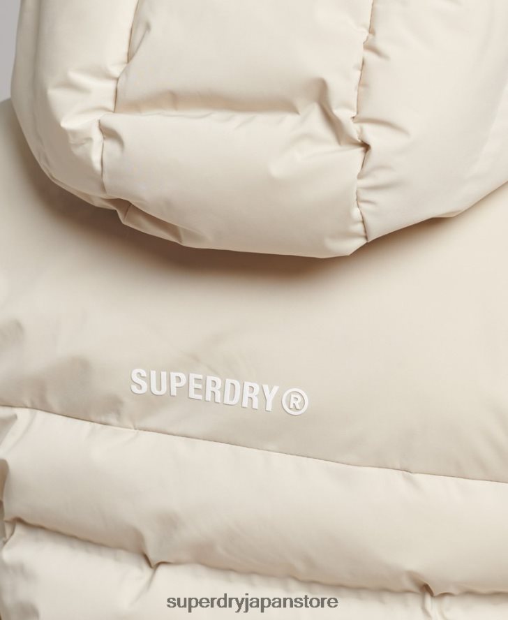 ヒートシールパッド入りジャケット 女性 Superdry 衣類 ベージュ 2J62PZ3679
