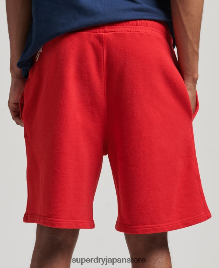コードコアスポーツショーツ 男性 Superdry 衣類 赤 2J62PZ367