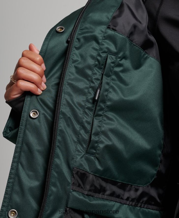 スノーラックス パファージャケット 女性 Superdry 衣類 緑 2J62PZ3680