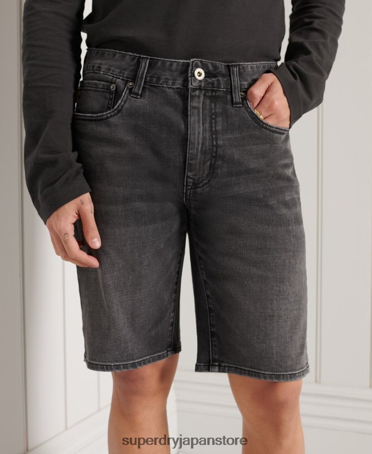 スリムショーツ 男性 Superdry 衣類 濃い灰色 2J62PZ369