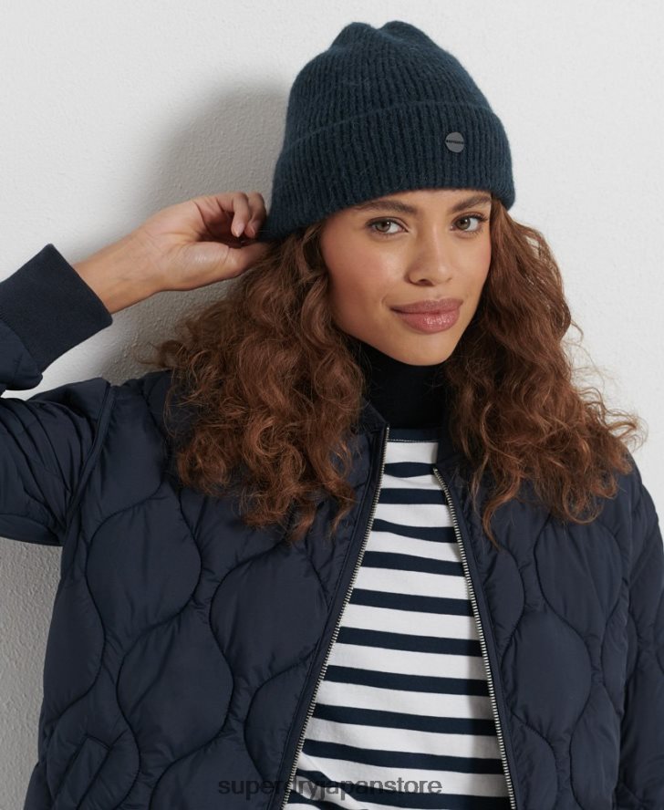 スタジオ ロングライン キルティング コート 女性 Superdry 衣類 海軍 2J62PZ3694