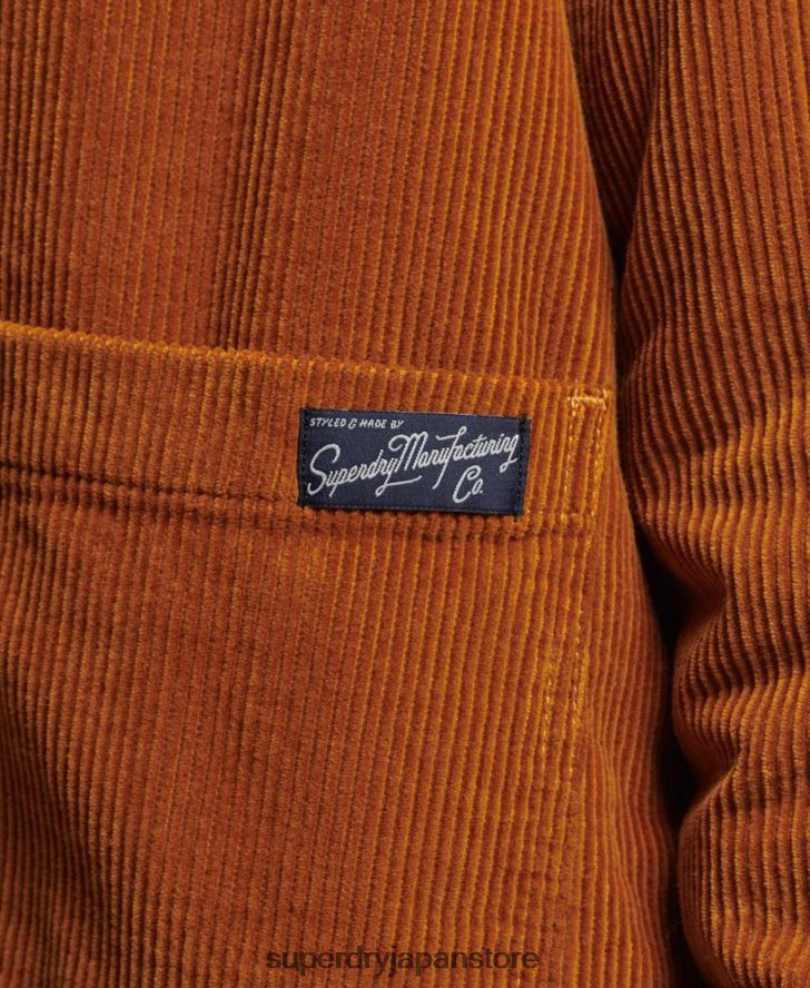 コード雑用作業着ジャケット 女性 Superdry 衣類 オレンジ 2J62PZ3696