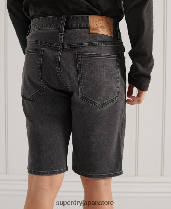 スリムショーツ 男性 Superdry 衣類 濃い灰色 2J62PZ369
