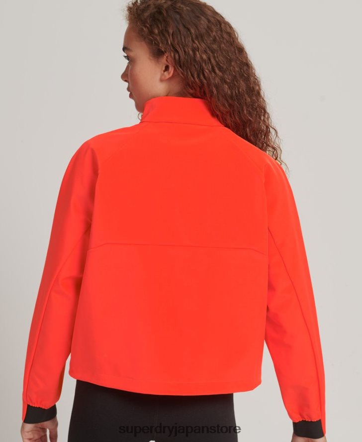 ハイテクソフトシェルトラックジャケット 女性 Superdry 衣類 コーラル 2J62PZ3703