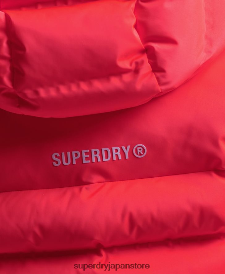 ヒートシールパッド入りジャケット 女性 Superdry 衣類 コーラル 2J62PZ3711