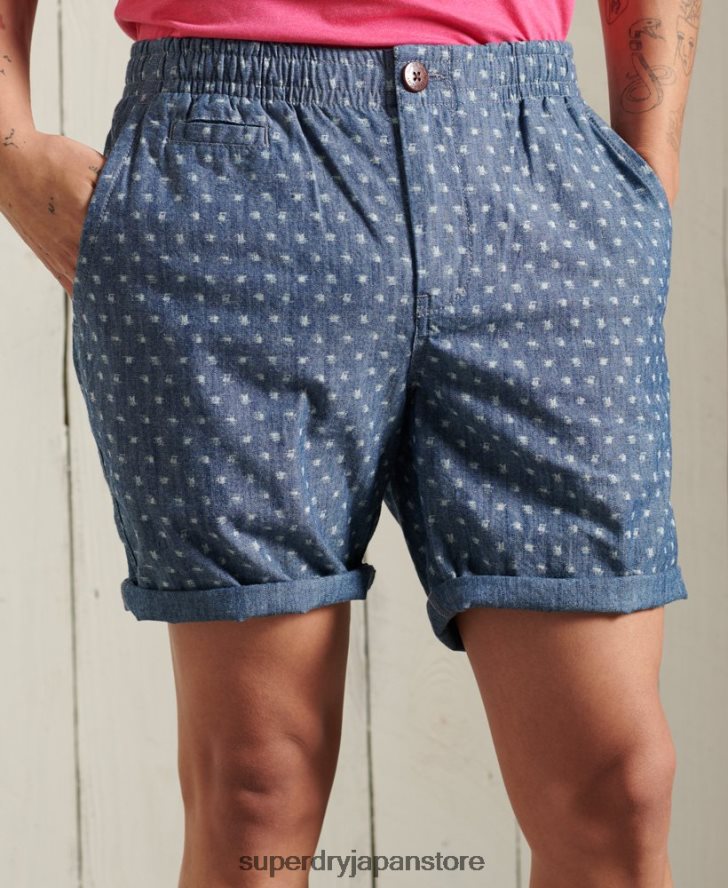 日焼けしたチノショーツ 男性 Superdry 衣類 濃紺 2J62PZ375