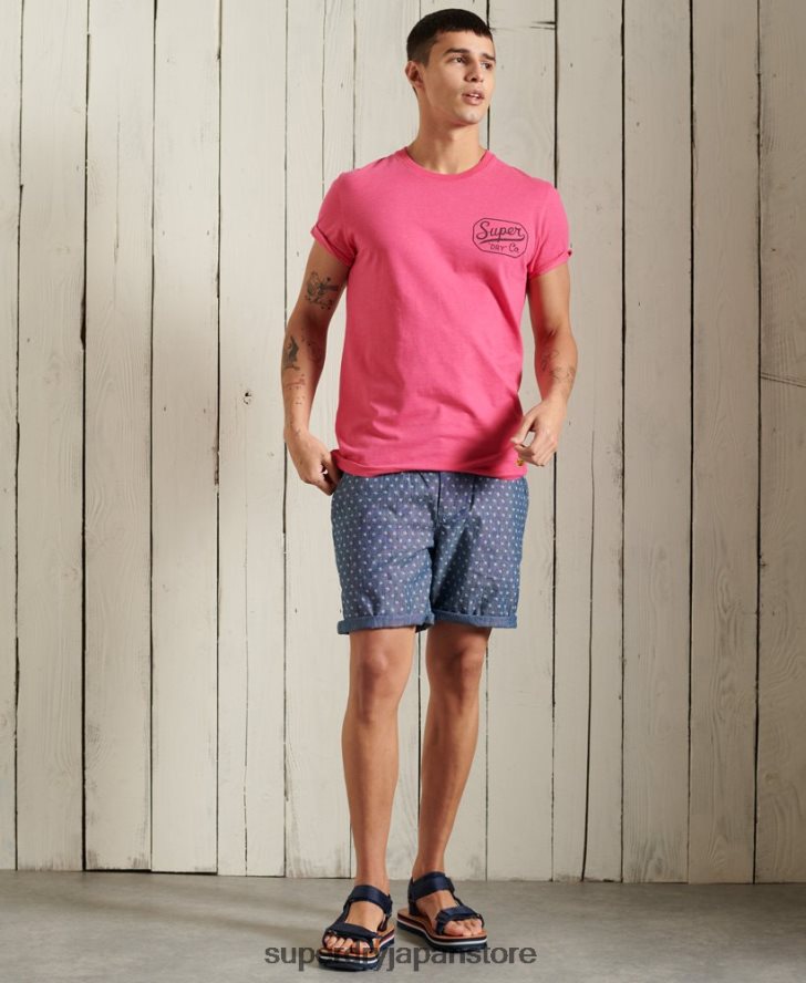 日焼けしたチノショーツ 男性 Superdry 衣類 濃紺 2J62PZ375