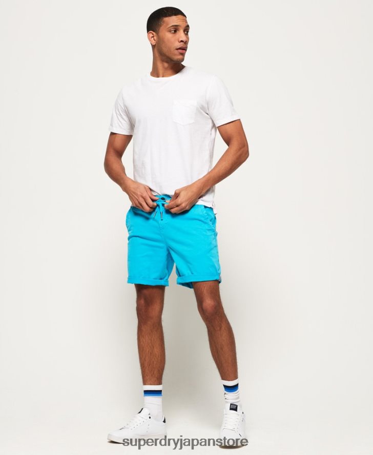 日焼けしたショーツ 男性 Superdry 衣類 ライトブルー 2J62PZ376