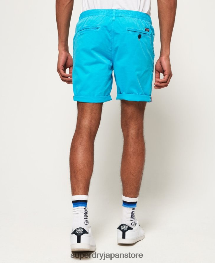 日焼けしたショーツ 男性 Superdry 衣類 ライトブルー 2J62PZ376