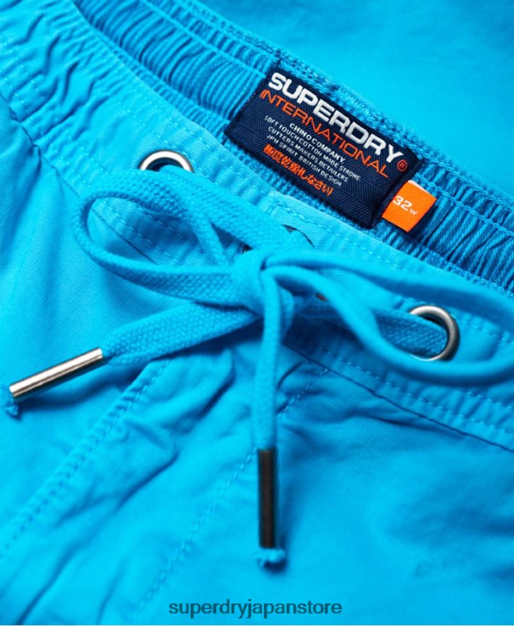 日焼けしたショーツ 男性 Superdry 衣類 ライトブルー 2J62PZ376