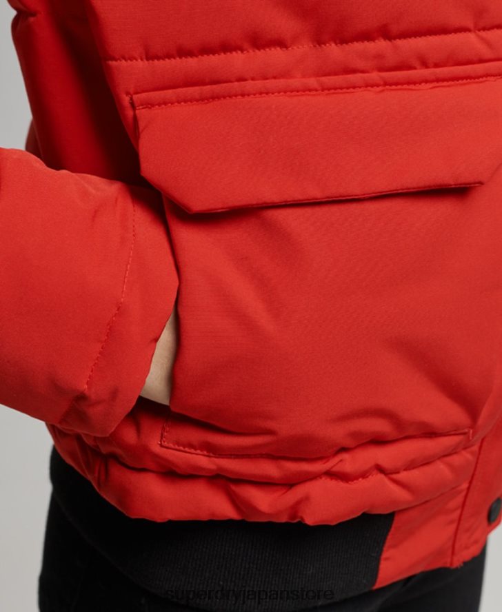 エベレスト ボンバージャケット 女性 Superdry 衣類 赤 2J62PZ3770
