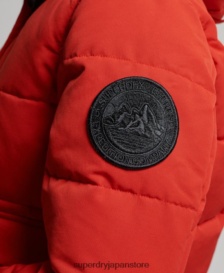 エベレスト ボンバージャケット 女性 Superdry 衣類 赤 2J62PZ3770