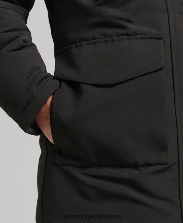 エベレストパーカーコート 女性 Superdry 衣類 濃い灰色 2J62PZ3780