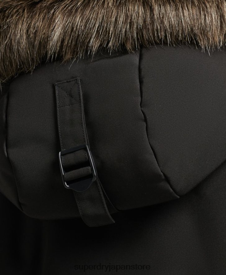 エベレストパーカーコート 女性 Superdry 衣類 濃い灰色 2J62PZ3780
