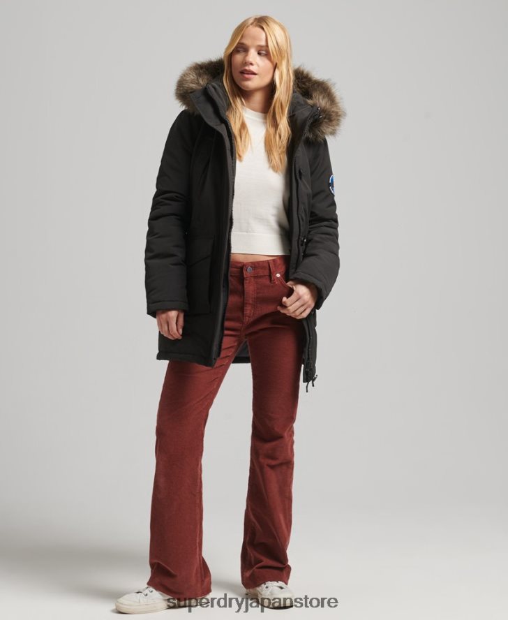 エベレストパーカーコート 女性 Superdry 衣類 濃い灰色 2J62PZ3780