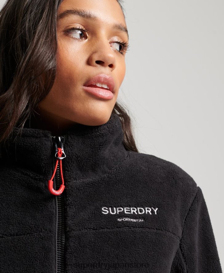 フリーストレッカージャケット 女性 Superdry 衣類 黒 2J62PZ3782