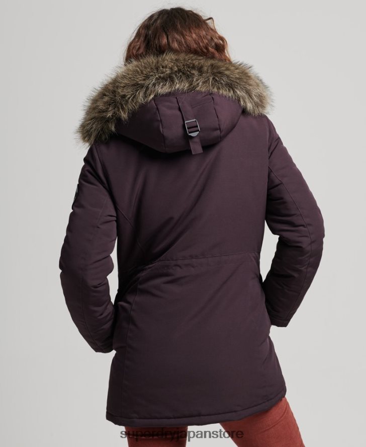 エベレストパーカーコート 女性 Superdry 衣類 紫 2J62PZ3786