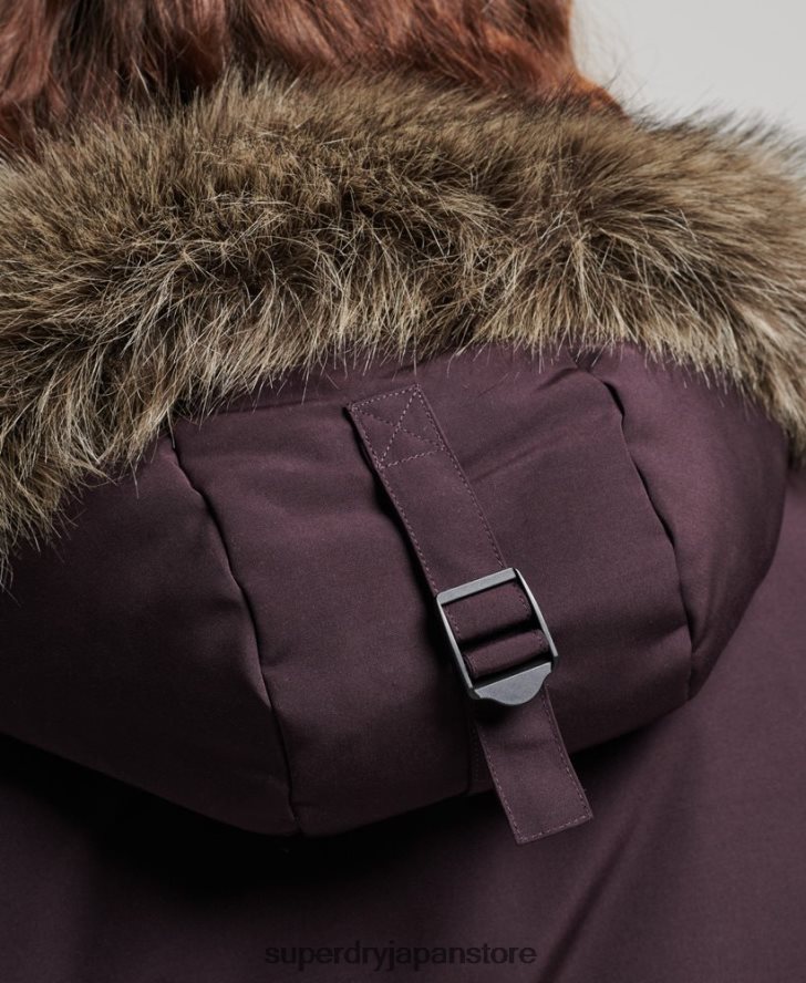 エベレストパーカーコート 女性 Superdry 衣類 紫 2J62PZ3786