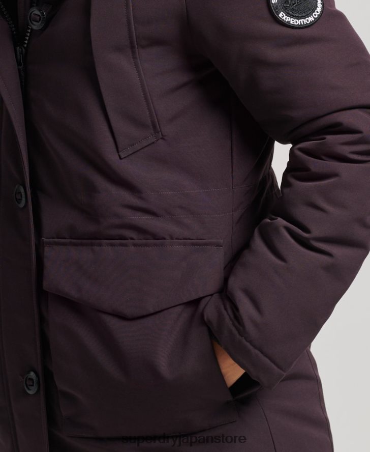 エベレストパーカーコート 女性 Superdry 衣類 紫 2J62PZ3786